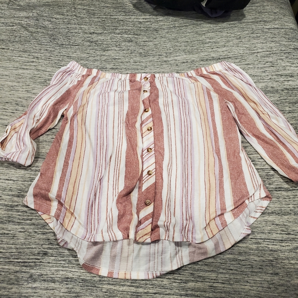 Off the shoulder shirt